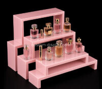 Custom acrylic perfume display stand riser shelf CSO-2156 Custom acrylic perfume display stand riser shelf