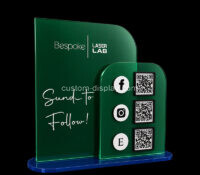 Custom acrylic scan to follow code sign CSS-403 Custom acrylic scan to follow code sign