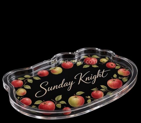 Custom cloud shape acrylic tray