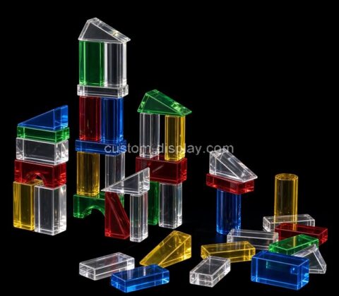 Custom acrylic building blocks set