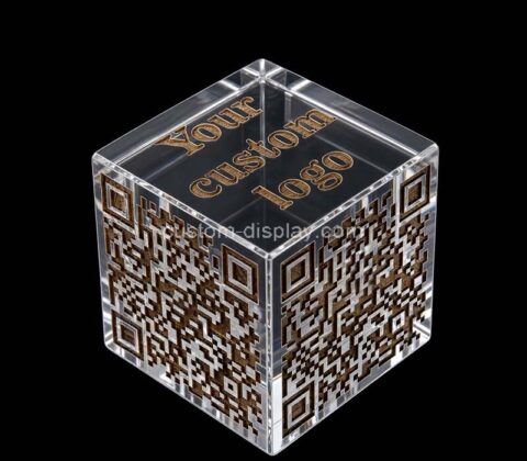 Custom acrylic QR code business payment sign