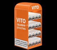 Custom acrylic VITO nicotine pouches display cabinet CSA-1910 Custom acrylic VITO nicotine pouches display cabinet