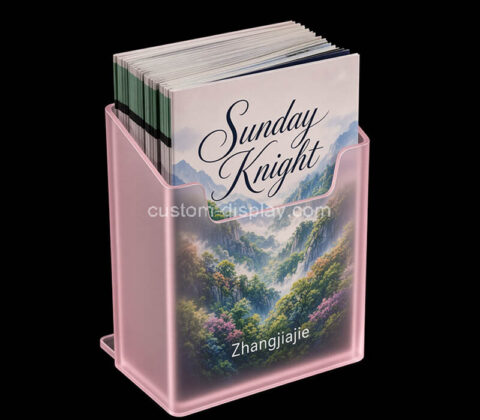 Custom acrylic countertop brochure stand holder