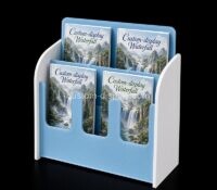 Custom acrylic 4 pockets pamphlet holder CSB-648 Custom acrylic 4 pockets pamphlet holder