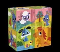 Custom acrylic kids counting farm puzzle blocks CSBL-394 Custom acrylic kids counting farm puzzle blocks