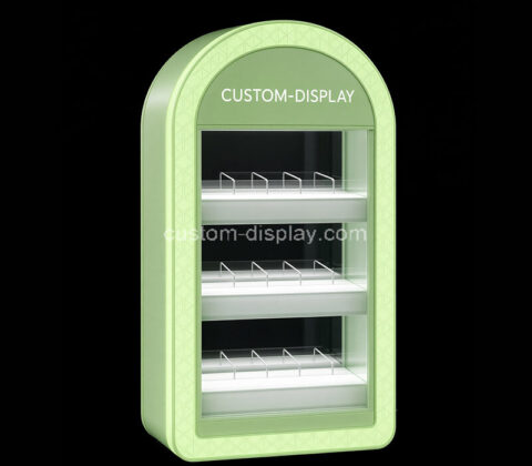 Custom acrylic retail 3 tiers illuminated showcase