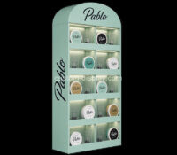 Custom acrylic retail Pablo nicotine pouch LED display rack CSL-310 Custom acrylic retail Pablo nicotine pouch LED display rack