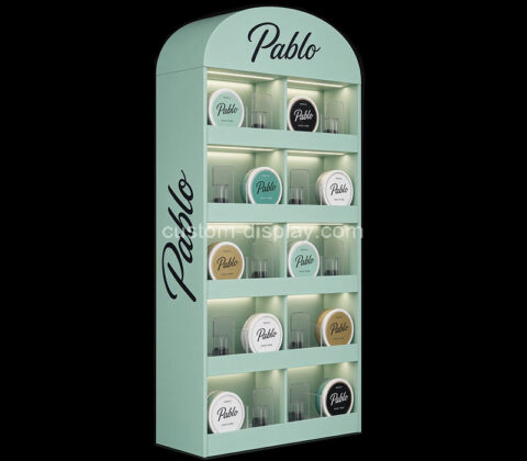 Custom acrylic retail Pablo nicotine pouch LED display rack