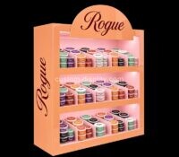 Custom acrylic Rogue nicotine pouches illuminated display stand CSL-311 Custom acrylic Rogue nicotine pouches illuminated display stand