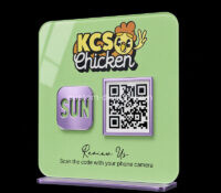 Custom acrylic payment QR code sign CSS-405 Custom acrylic payment QR code sign
