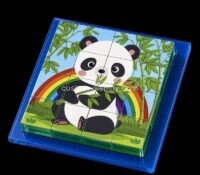 Custom puzzle blocks with holder tray CCA-364 Custom puzzle blocks with holder tray