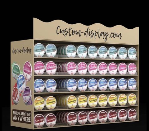 Custom nicotine pouches display