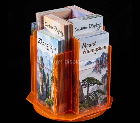 Custom turnable pamphlet holders