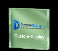 Custom acrylic business company logo block CSBL-397 Custom acrylic business company logo block