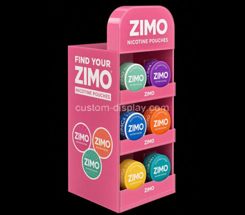 Custom ZIMO nicotine pouches displays