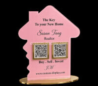 Custom Key shape QR code sign CSS-412 Custom Key shape QR code sign