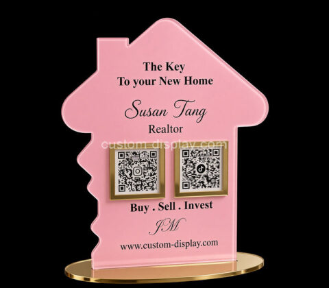 Custom Key shape QR code sign