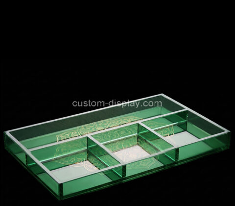 Custom jewelry cosmetics organizer tray