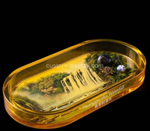 Custom oval tray